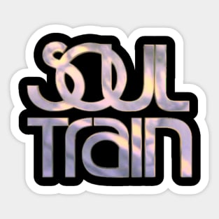 Dance disco purple soul train 70s Sticker